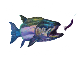 Ketchikan Finest Fishing Charters logo: the best fishing charter in ketchikan